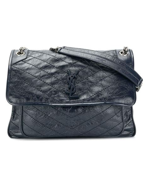 saint laurent niki bag blue